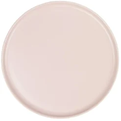 Gifi Assiette ronde plate Nordic porcelaine rose| Vaisselle Et Accessoires De Table