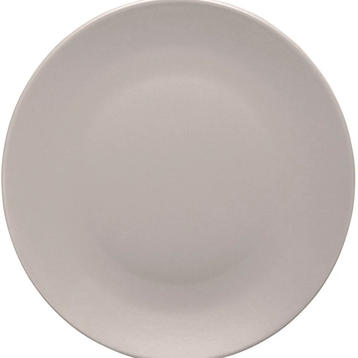 Gifi Assiette ronde plate uni taupe| Vaisselle Et Accessoires De Table