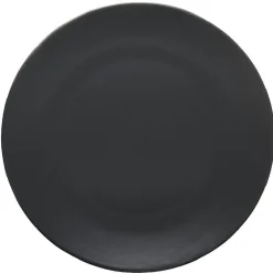 Gifi Assiette ronde plate uni gris| Vaisselle Et Accessoires De Table