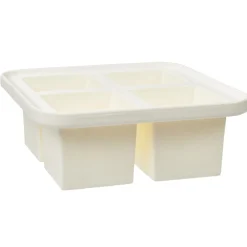 Conservation Alimentaire<Gifi Bac à glaçon XXL en silicone 4 compartiments blanc/bleu