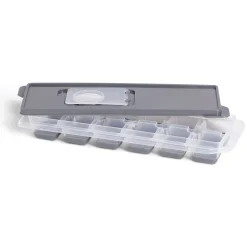 Vaisselle Et Accessoires De Table<Gifi Bac à glaçons avec couvercle en silicone L.26,5x9cm