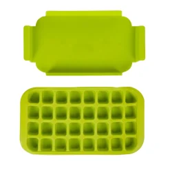 Gifi Bac à glaçons avec support 32 compartiments vert| Vaisselle Et Accessoires De Table