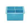 Gifi Bac à glaçons XXL 4 compartiments silicone bleu| Vaisselle Et Accessoires De Table