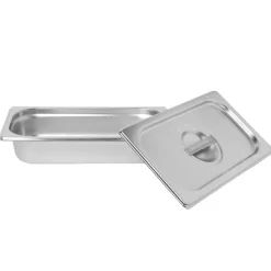 Préparation Culinaire<Gifi Bac inox avec couvercle préparation conservation L.32,5 cm
