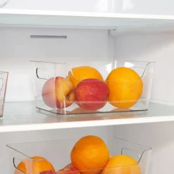Rangement De Cuisine<Gifi Bac rangement frigo 3,5L plastique transparent 22,4x17,3xH10cm