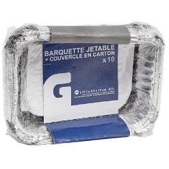 Conservation Alimentaire<Gifi Barquette en aluminium x10