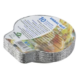 Conservation Alimentaire<Gifi Barquettes coquilles St Jacques aluminium x10