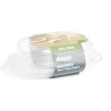 Préparation Culinaire<Gifi Beurrier plastique sans BPA transparent ou gris 17,4x12,5xH6cm