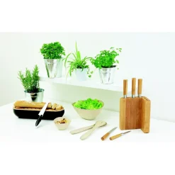 Préparation Culinaire<Gifi Bloc bambou et 5 couteaux