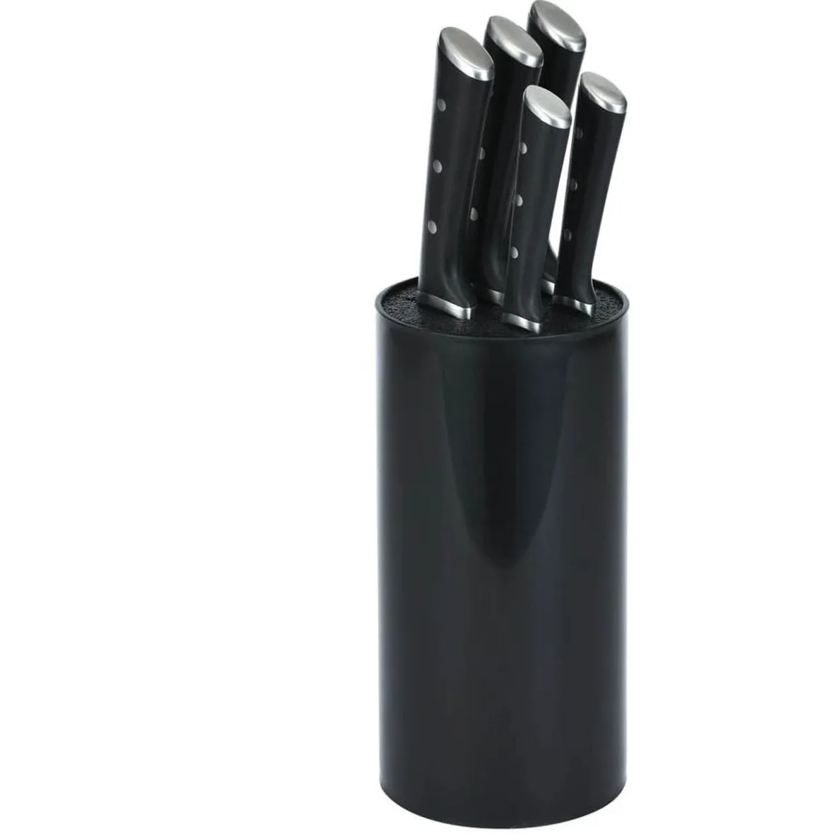 Préparation Culinaire<Gifi Bloc couteaux universel rond noir