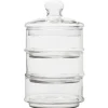 Conservation Alimentaire<Gifi Bocal bonbonnière 3 compartiments en verre transparent