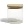 Conservation Alimentaire<Gifi Bocal de conservation 60cl en verre avec couvercle en bois