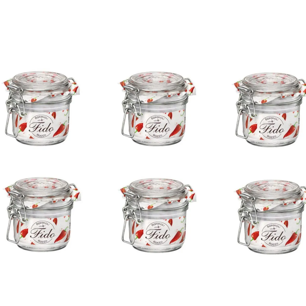 Conservation Alimentaire<Gifi Bocal de conserve fermeture à clapet 200 ml x 6