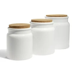 Conservation Alimentaire<Gifi Bocal en céramique avec couvercle en liège Ø14,5xH17cm