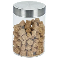 Conservation Alimentaire<Gifi Bocal en verre avec couvercle inox - Lot de 4