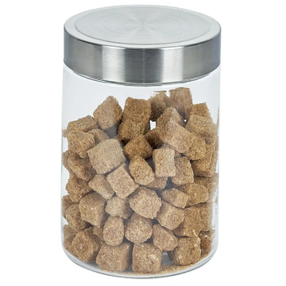 Conservation Alimentaire<Gifi Bocal en verre avec couvercle inox - Lot de 4