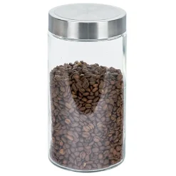 Conservation Alimentaire<Gifi Bocal en verre avec couvercle inox - Lot de 4