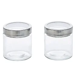 Conservation Alimentaire<Gifi Bocal en verre avec couvercle hermétique 800 ml x2