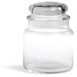 Conservation Alimentaire<Gifi Bocal en verre transparent avec couvercle hermétique 500ml - H.13cm