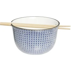 Gifi BOL + BAGUETTE BLEU ET BLANC| Vaisselle Et Accessoires De Table