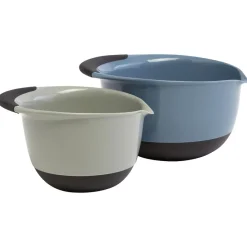 Gifi Bol à mixer gris et bleu x2| Vaisselle Et Accessoires De Table