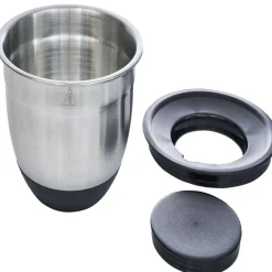 Préparation Culinaire<Gifi Bol à mixer inox avec base silicone et 3 râpes Ø22xH11,2cm