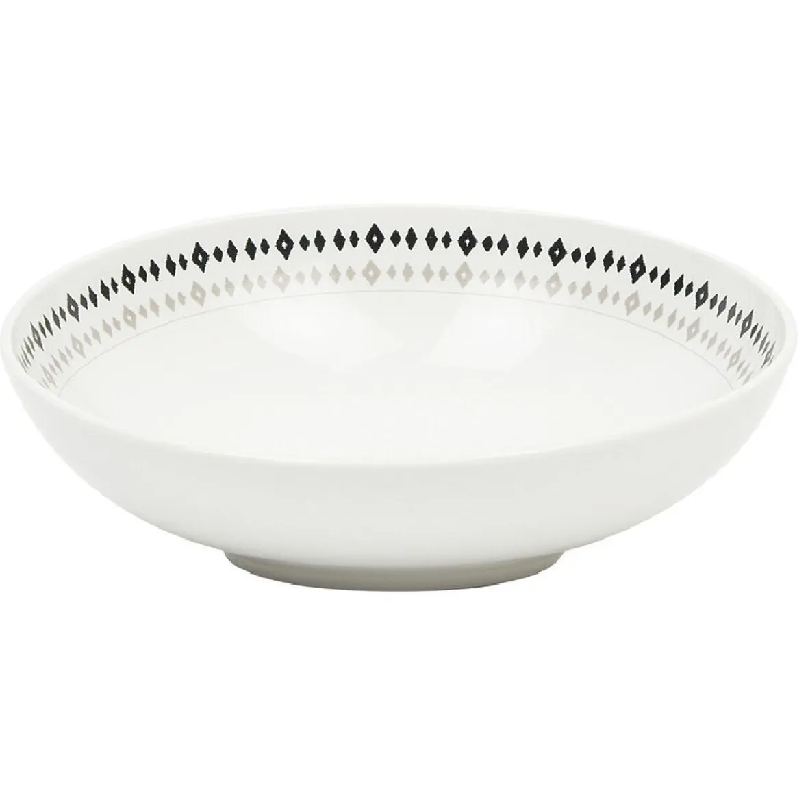 Gifi Bol à salade porcelaine contour Ø20 cm| Vaisselle Et Accessoires De Table