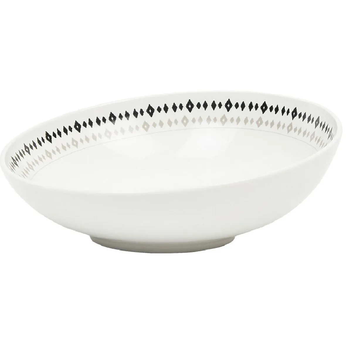 Gifi Bol à salade porcelaine contour Ø20 cm| Vaisselle Et Accessoires De Table