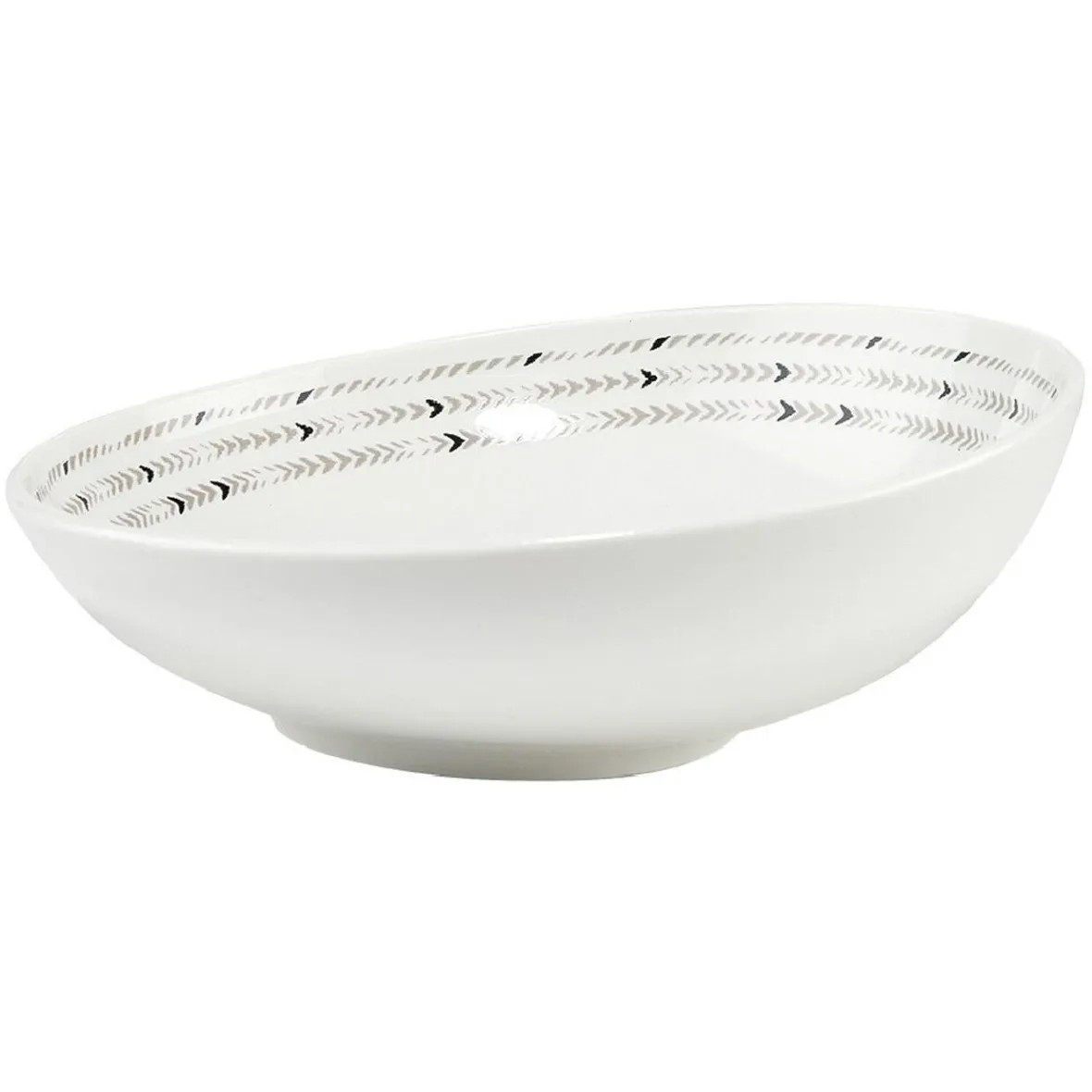 Gifi Bol à salade porcelaine contour Ø20 cm| Vaisselle Et Accessoires De Table
