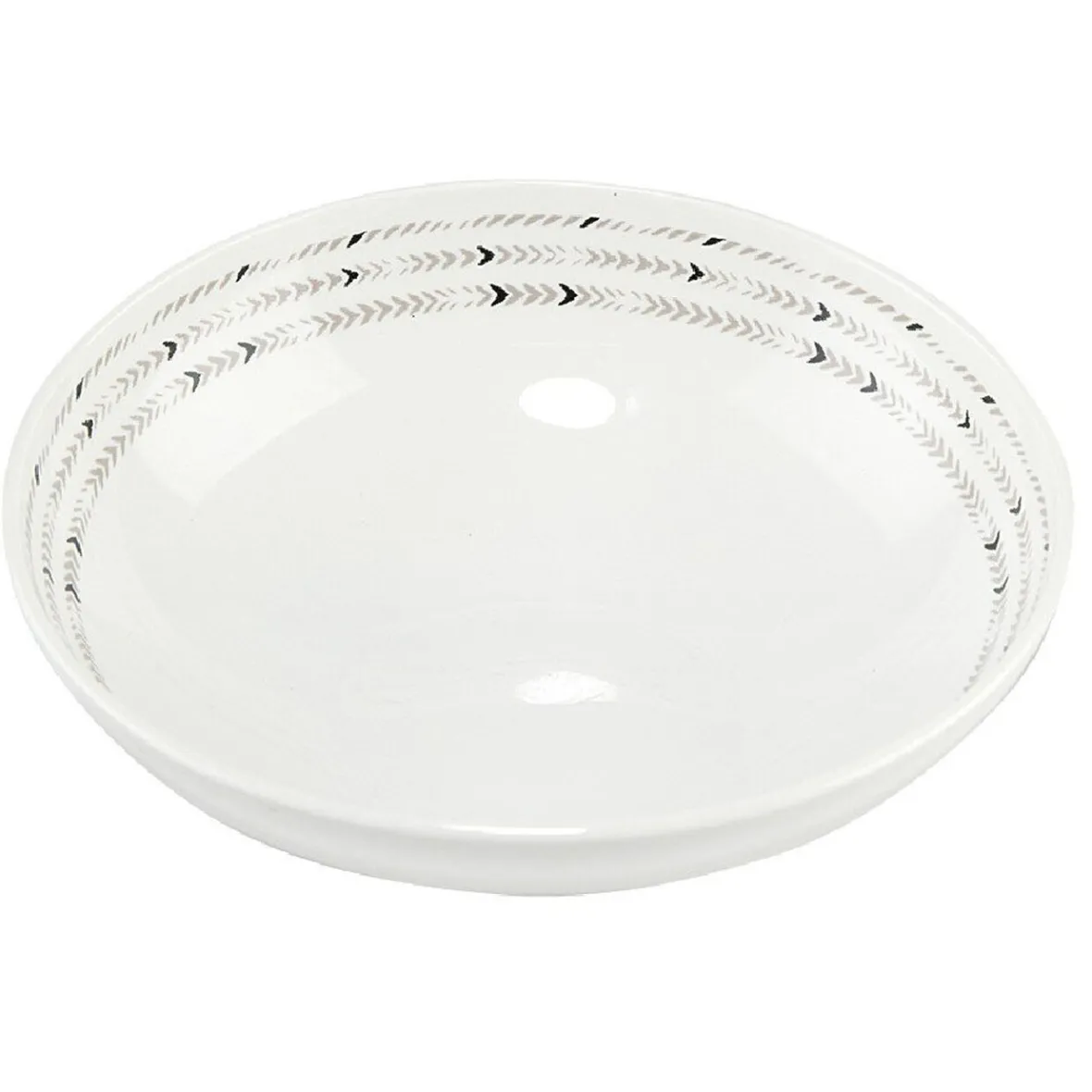 Gifi Bol à salade porcelaine contour Ø20 cm| Vaisselle Et Accessoires De Table