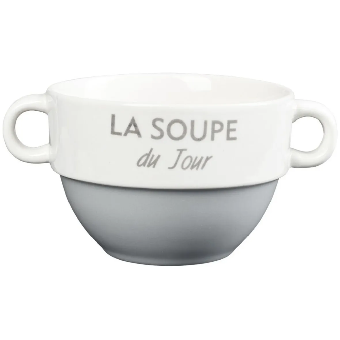 Gifi Bol à soupe avec anses| Vaisselle Et Accessoires De Table