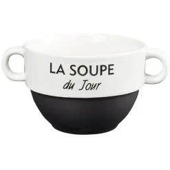 Gifi Bol à soupe avec anses| Vaisselle Et Accessoires De Table