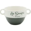 Gifi Bol à soupe en faïence| Vaisselle Et Accessoires De Table