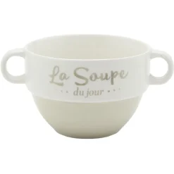 Gifi Bol à soupe en faïence| Vaisselle Et Accessoires De Table