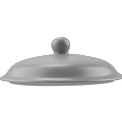 Gifi Bol à soupe gris avec couvercle| Vaisselle Et Accessoires De Table
