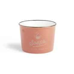 Gifi Bol à soupe 500ml faïence rouge Ø12xH8,4cm| Vaisselle Et Accessoires De Table