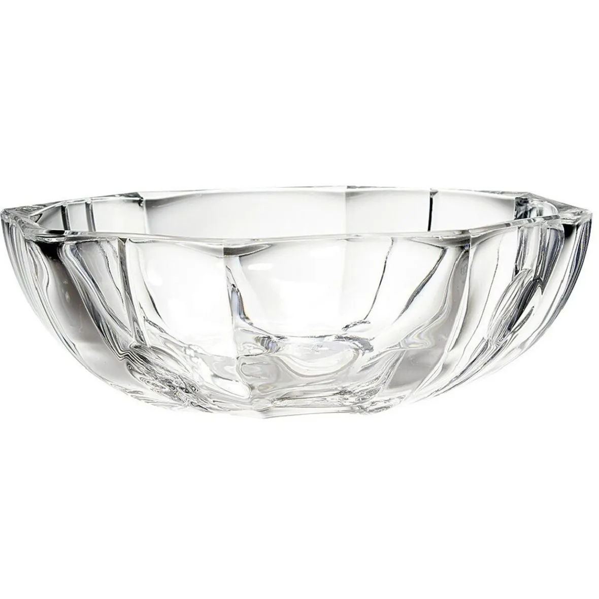Gifi Bol Berlin octogonal en verre transparent ø 25 cm| Vaisselle Et Accessoires De Table