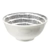 Vaisselle Et Accessoires De Table<Gifi Bol Dakar en porcelaine blanc et motif noir Ø16xH7,8cm