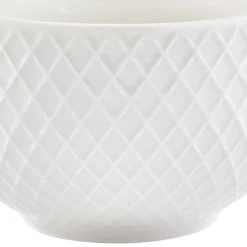 Gifi Bol embossé blanc x4| Vaisselle Et Accessoires De Table