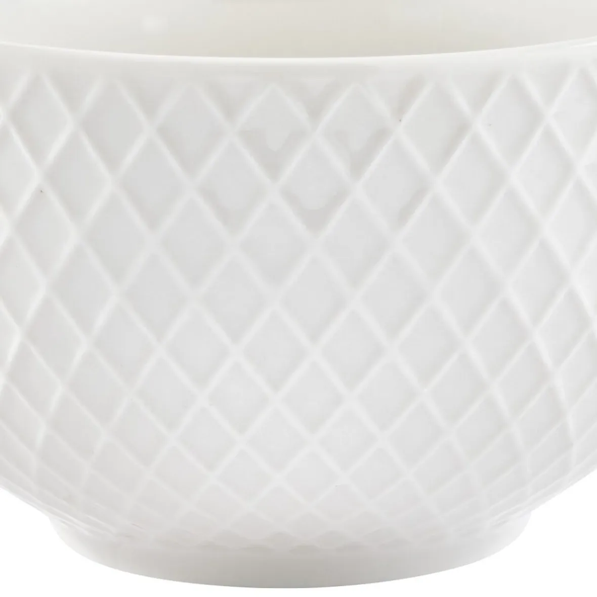 Gifi Bol embossé blanc x4| Vaisselle Et Accessoires De Table
