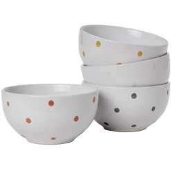Vaisselle Et Accessoires De Table<Gifi Bol en céramique déco pois coloré x4
