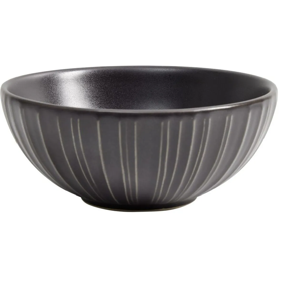 Gifi Bol en céramique noir Ø15xH.6,5cm| Vaisselle Et Accessoires De Table