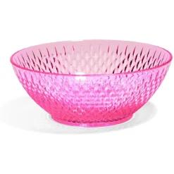 Gifi Bol en plastique rose effet martelé| Vaisselle Et Accessoires De Table