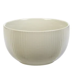 Vaisselle Et Accessoires De Table<Gifi Bol en porcelaine uni lin avec rainures verticales en relief