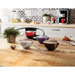 Gifi Bol en verre trempé Luminarc flashy argenté 50 cl| Vaisselle Et Accessoires De Table