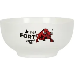 Gifi Bol humoristique en céramique| Vaisselle Et Accessoires De Table