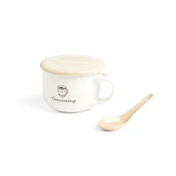 Gifi Bol jumbo 62cl avec cuillère et couvercle cocooning| Vaisselle Et Accessoires De Table