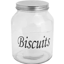 Conservation Alimentaire<Gifi Bonbonniere verre transparent avec couvercle inox 3 L