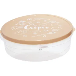 Conservation Alimentaire<Gifi Boîte à crêpes ronde avec couvercle imprimé motif cuisine Ø28xH9 cm