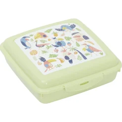 Conservation Alimentaire<Gifi Boîte à goûter carrée plastique vert 15x14,5xH5cm
